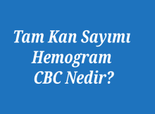 Tam Kan Sayımı (Hemogram) CBC