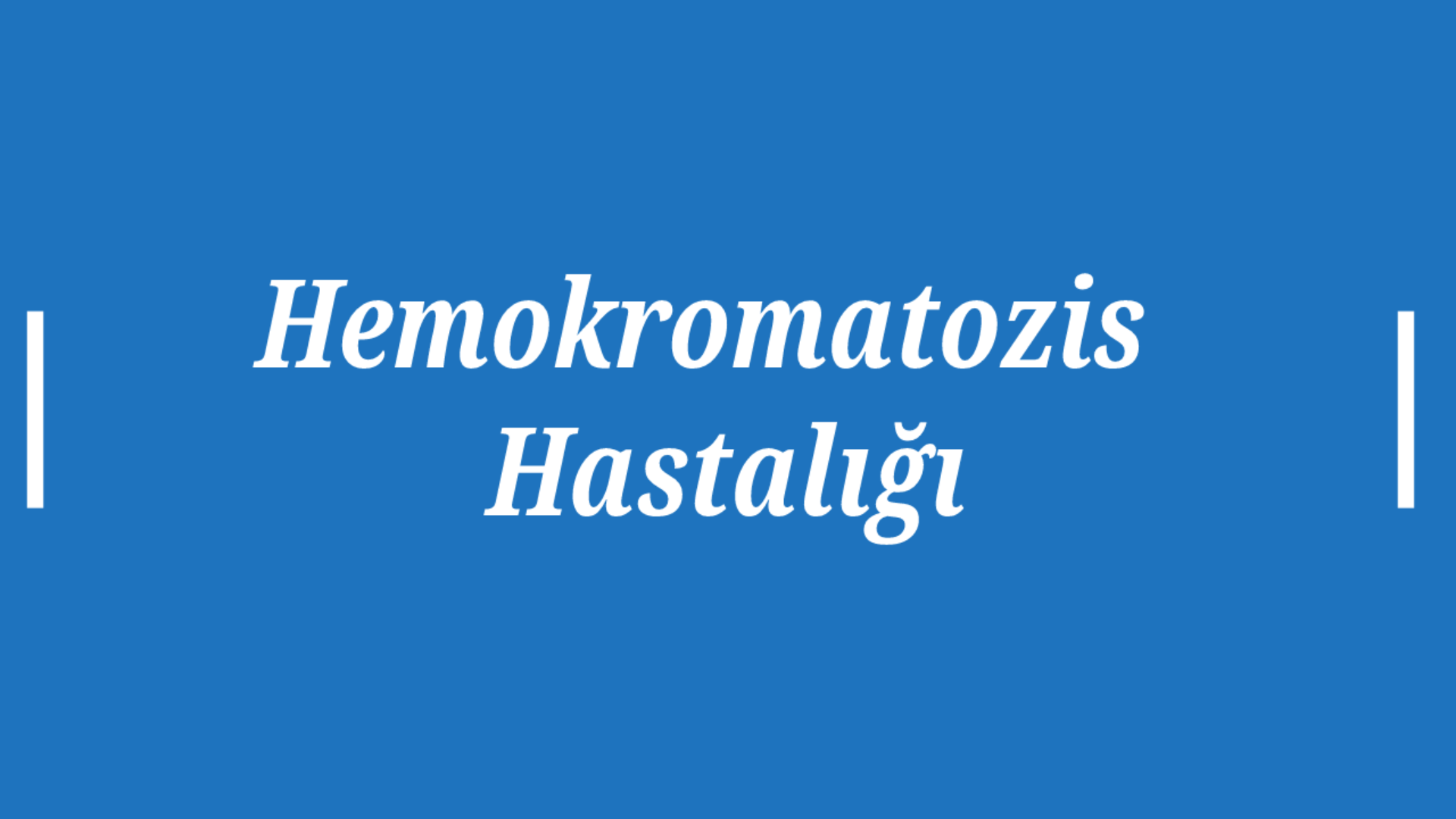 hemokromatozis